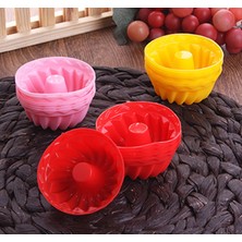 Ozkr Store Muffin Kek Kalıbı Silikon 6 Adet