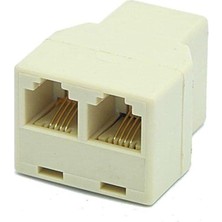 Zemira RJ11 Çoklayıcı 2 Port Telefon Çoklayıcı 2 Li Hat Çoklayıcı Telefon Hat Çoğaltıcı