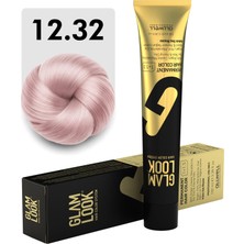 Zemira Glamlook Kalıcı Saç Boyası | 12.32 Platin Sarı Dore Irize | 100 ml | Koruyucu, Nemlendirici, Besley