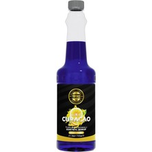 Zemira By Tüfekçi Turunç (Blue Curacao) Aromalı Şurup 750 ml – Kokteyl, Kahve, Pasta Tatlı Için, Doğal