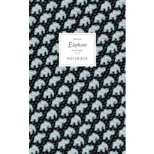 Zemira Elephant - Ruled Pages - 5x8 - Premium: (Night Edition) Fun 96 Ruled/lined P