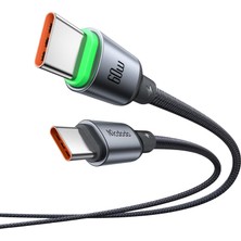 Zemira Mcdodo CA-6870 60W Pd E-Marker Çipli Easy Series Örgü Kablo Siyah 1m