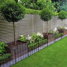Zemira Bahçe Çi̇ti̇ 10 Lu Set 330CM Model - 2 Si̇yah Hobi̇ Bahçesi̇, Çi̇çek, Sebze, Mi̇ni̇ Bahçe