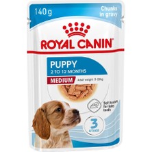Zemira Medium Puppy Gravy Yavru Yaş 140 gr x 10 Adet