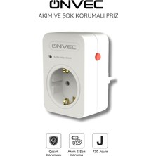 Zemira Onvec Akım Şok Korumalı Priz 720 Joule