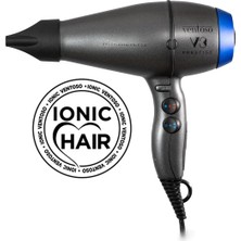 Zemira Ventoso V3 Prestige Brushless & Ionic 2.0 2500 W Profesyonel Saç Kurutma Fön Makinesi Altaic Blu