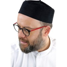Zemira Ihvan Online Kubbeli Sert Kalıp Takke - Siyah Siyah 59