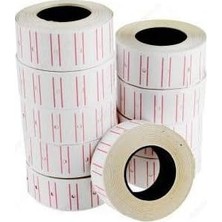 Zemira Iskur Motex MX5500 Etiketleme Makinası Etiketi Metosu (48 Rulo)
