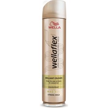 Zemira Wella Wellaflex Brilliant Colors Güçlü Tutuş Saç Spreyi 250 Mililitre