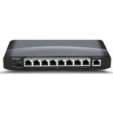 Zemira Ruijie 8port 54W Full Poe RG-ES109G-LP-L Gigabit 1x-Uplink Yönetilemez Switch