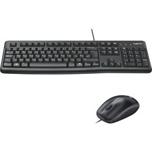 Zemira MK120 USB Kablolu Klavye Mouse Seti, Tam Boyutlu, Sağ Sol Kullanıma Uygun Mouse, S