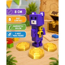 Vrd Chloe Super Bear Adventure Oynar Eklemli Tekli Figür Seti Bareen,tilki ve Kutu (Çantalı + 3 Fiziksel Gold Oyun Coin=
