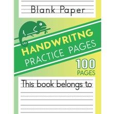 Zemira Handwriting Practice Pages: Handwriting Lined Paper, 100 Blank Pages Handwriting Practice Paper Wit