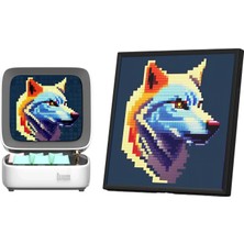Zemira Divoom Ditoo Pro Beyaz Hoparlör Pixoo-64 LED Ekran Seti