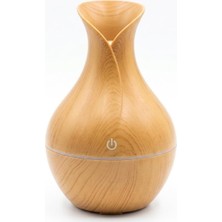 Zemira Ultrasonik Hava Nemlendirici Aroma Difüzörü, Ahşap Görünümlü, 15 cm Yükseklik, 10 cm Genişlik