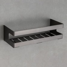 Zemira System Banyo Duş Raf Sistemi Füme Renk 98X100X250 mm