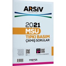 Marka Yayınları 2021 Msü Arşiv Serisi Tıpkı Basım Çıkmış Sorular Tamamı Video Çözümlü