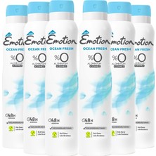 Zemira Emotion Fresh Kadın Alüminyumsuz Vegan Deodorant 6X200 ml
