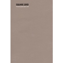 Zemira Square Grid: Graph Paper x 100 Sides (6"x9": Light Grey Grid On Cream)