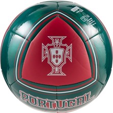 Zemira Fpf Culture Ball Unisex Yetişkin Top, Club Red-Green Lagoon, 5