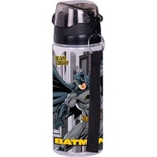 Zemira Wiggle Batman Matara, Plastik Pipetli, 500 Ml, Siyah