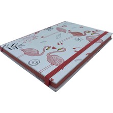 Zemira Flamingo Çizgisiz Defter