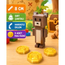 Vrd Chloe Super Bear Adventure Oynar Eklemli Tekli Figür Seti Bareen,tilki ve Kutu (Çantalı + 3 Fiziksel Gold Oyun Coin=