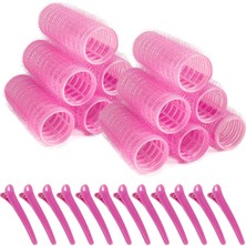 Zemira Saç Makaraları, 12'li Paket Salon Saç Giyinme Curlers, Kendinden Kavramalı Saç Rulo Setleri, Uzun S