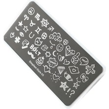 Zemira Nail Stamping Baskı Plakası S05