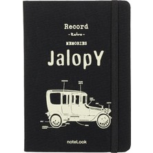 Zemira Notelook Scrikss Tekstil Kapak Çizgili Defter A6 Beyaz