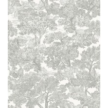 Zemira Chesapeake 3115-12541 Spinney Gri Toile Duvar Kağıdı, Gri