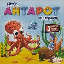 0-6 Yaş Yayınları Hareketli Kitaplar Büyük Ahtapot Buluşması