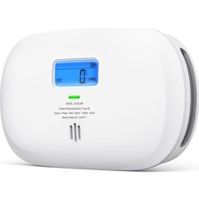 Zemira X-Sense Karbon Monoksit Dedektörü, Dijital Ekranlı Değiştirilebilir Akülü Co Alarmı, Seyahat Için T