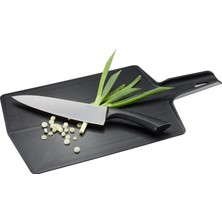Zemira Gefu 13975 Lavos Katlanabilir Kesme Tahtası, Plastik Mutfak Tahtası, Katlanabilir, 47 x 26 cm