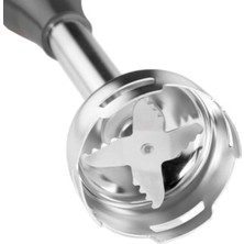 Zemira Speed Quadro Blender Parçalayıcı Metal Ayak, 4 Bıçaklı, Gri