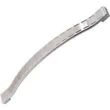 Zemira 10 Adet Akasya Metal Mobilya Mutfak Dolabı Çekmece Kapı Dolap Kulpu Kulbu Krom (224 Mm-22.4 Cm) Kul