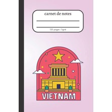 Zemira Carnet De Notes: Carnet De Notes Esthétique À Larges Lignes 6x9 Pouces (Superior Vietnam Cover 3)