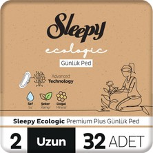Zemira Sleepy Ecologic Plus Günlük Ped Uzun 32 Adet Ped