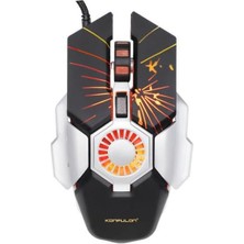 Zemira Rgb Işıklı Mouse 11 Renk Rgb Işık Seçeneği 1.5 Metre Kablolu Pixart Gamin