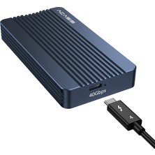 Zemira Acasis 40GBPS M.2 Nvme SSD Muhafazası, 2230 2242 2260 2280 M&b+M-Key Boyutlarını Destekleyen Nvme M