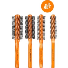 Zemira Elsa Professional 4x Erkek Saç Fırçası Set