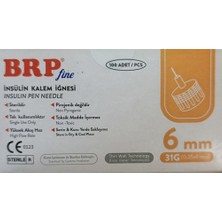 Brp Insülin Kalem Iğnesi 6 mm