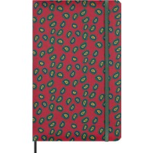 Zemira Moleskine Mantero'dan Ipek Not Defteri, Italyan Ipekli Sert Kapak, Çizgili Sayfalar Elastik Kili