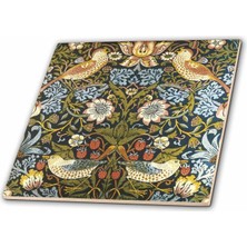 Zemira 3drose William Morris Erdbeerdieb Muster – Keramik Fliesen, 6 (Ct 219390 2)