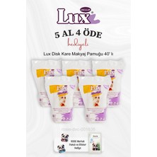 Zemira Lux Disk Kare Makyaj Pamuğu 40' Lı 5 Al 4 Öde Rosie Pamuk