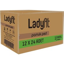 Zemira Ladyfit Bambu Normal 288'LI Vegan Ped (12 x 24 Adet)