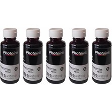 Zemira Photo Ink Tank 500-530-515-615 5 Adet Siyah Mürekkep