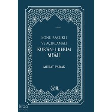Nida Yayınları (Büyük Boy) Konu Başlıklı ve Açıklamalı Kur’an-I Kerim Meali