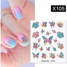 Zemira Tırnakmania Su Transferli Nail Sticker X105 (53013-5) 3946