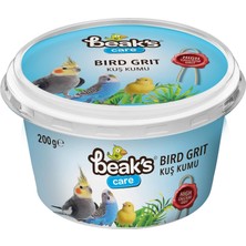 Zemira Beak's Kuşlar Için Ek Besinler, Grit Kuş Kumu, 200 G x 4 Adet